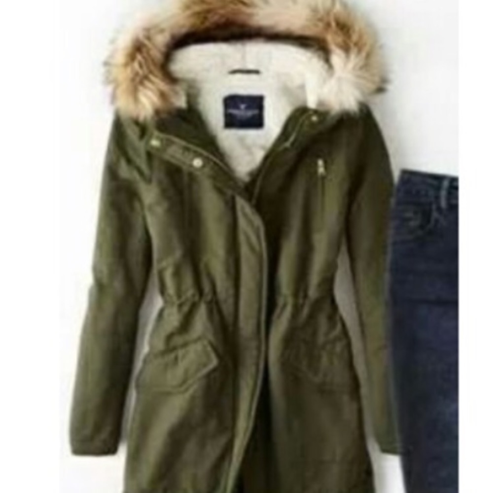 Olive green Parka